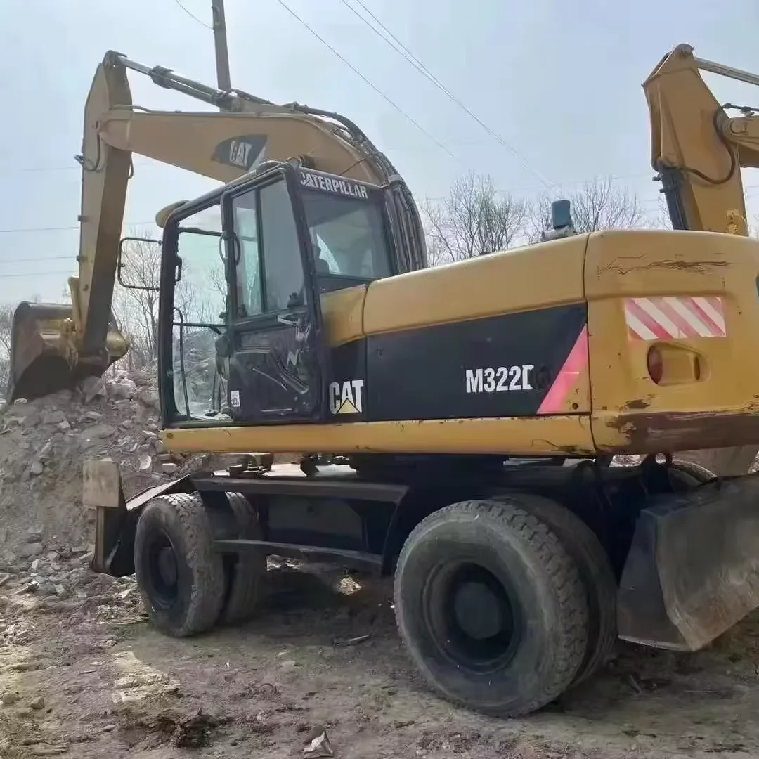 Cat M322D Used Excavator 22 TON Second Hand Crawler Digger 322D 322 Caterpillar Excavator M320 M322 M320D2 M322D2 R210W  M322D