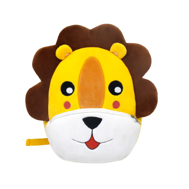 Famous lovely School Bags Cartoon animals  Kids Plush Toy Backpacks Monkey Plush carton bags