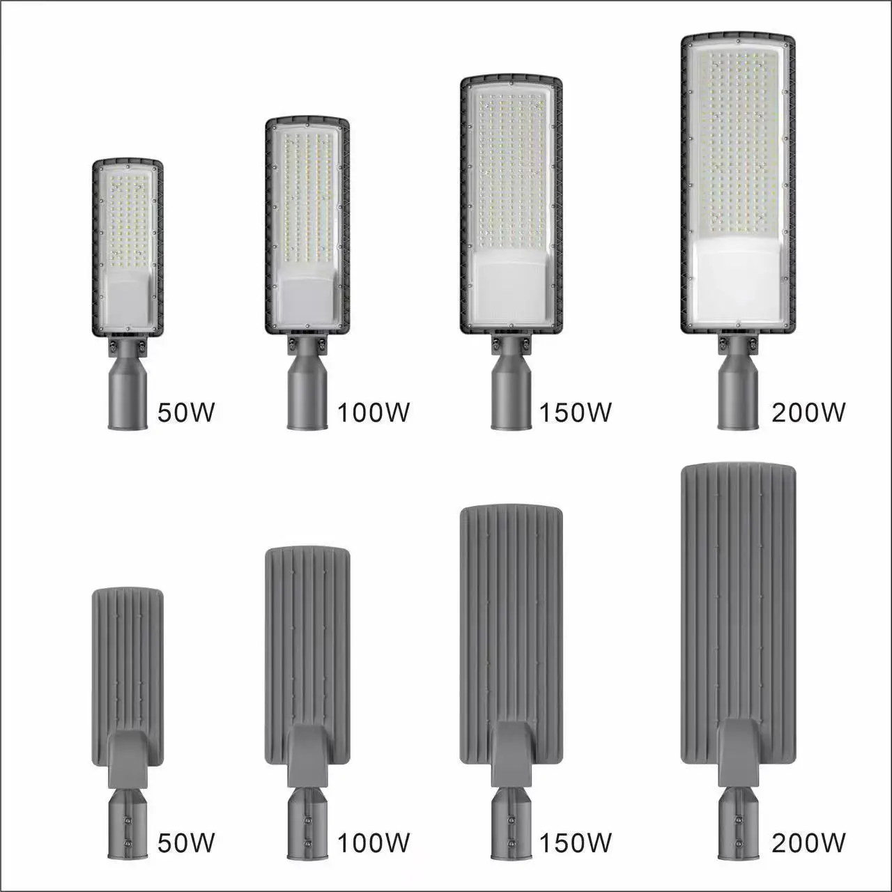 Outdoor Waterproof Led Street Light Housing Street Light Fixture 30W 50W 100W 150W 200W AC street lamp