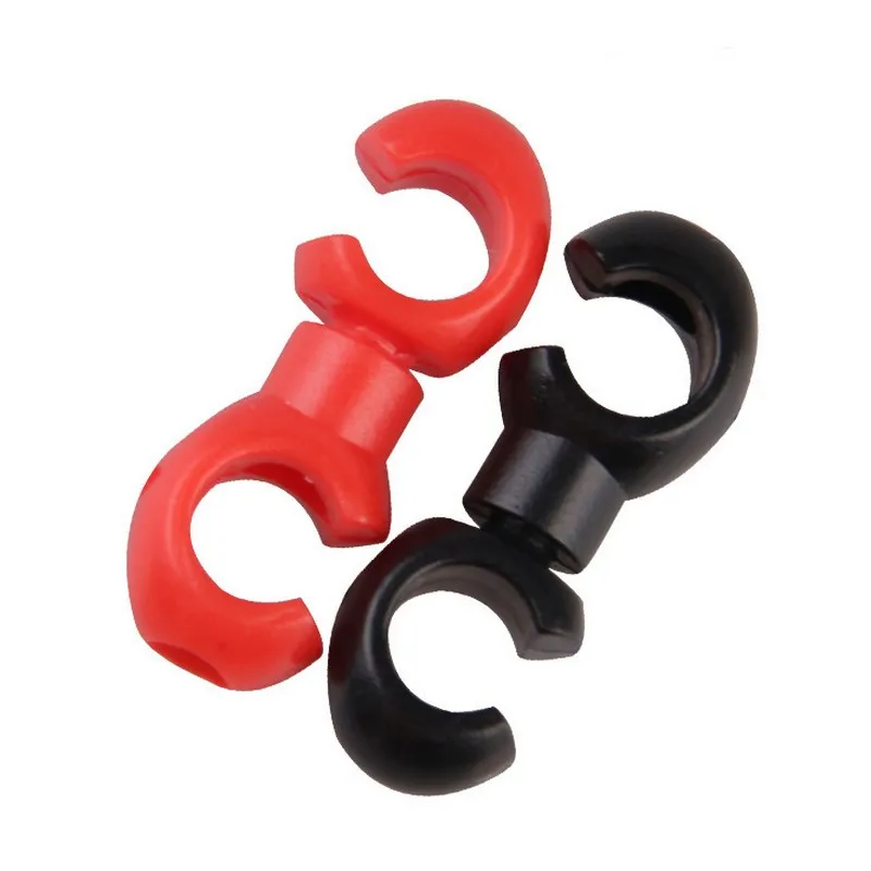 HOT 10PCS S Shaped Bicycle Brake Lines Hose Hook Clips Bike Cross Cable Tidy Ties Holder Guid Hose Buckle Clip Bike Accessories