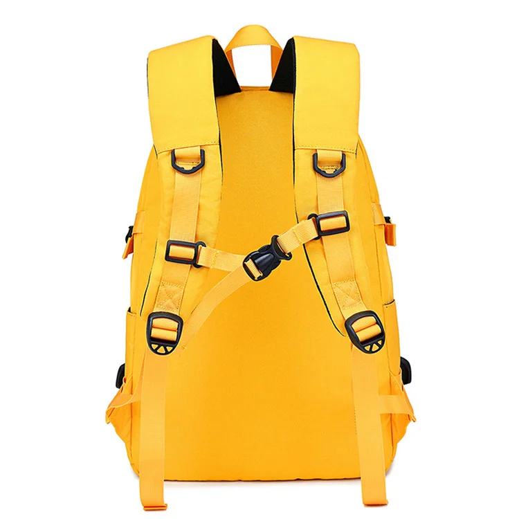 New Design Trendy Unisex Korean Style College Bags Fashionable Polyester Lining Mesh Material Zipper Waterproof Cartoon Model