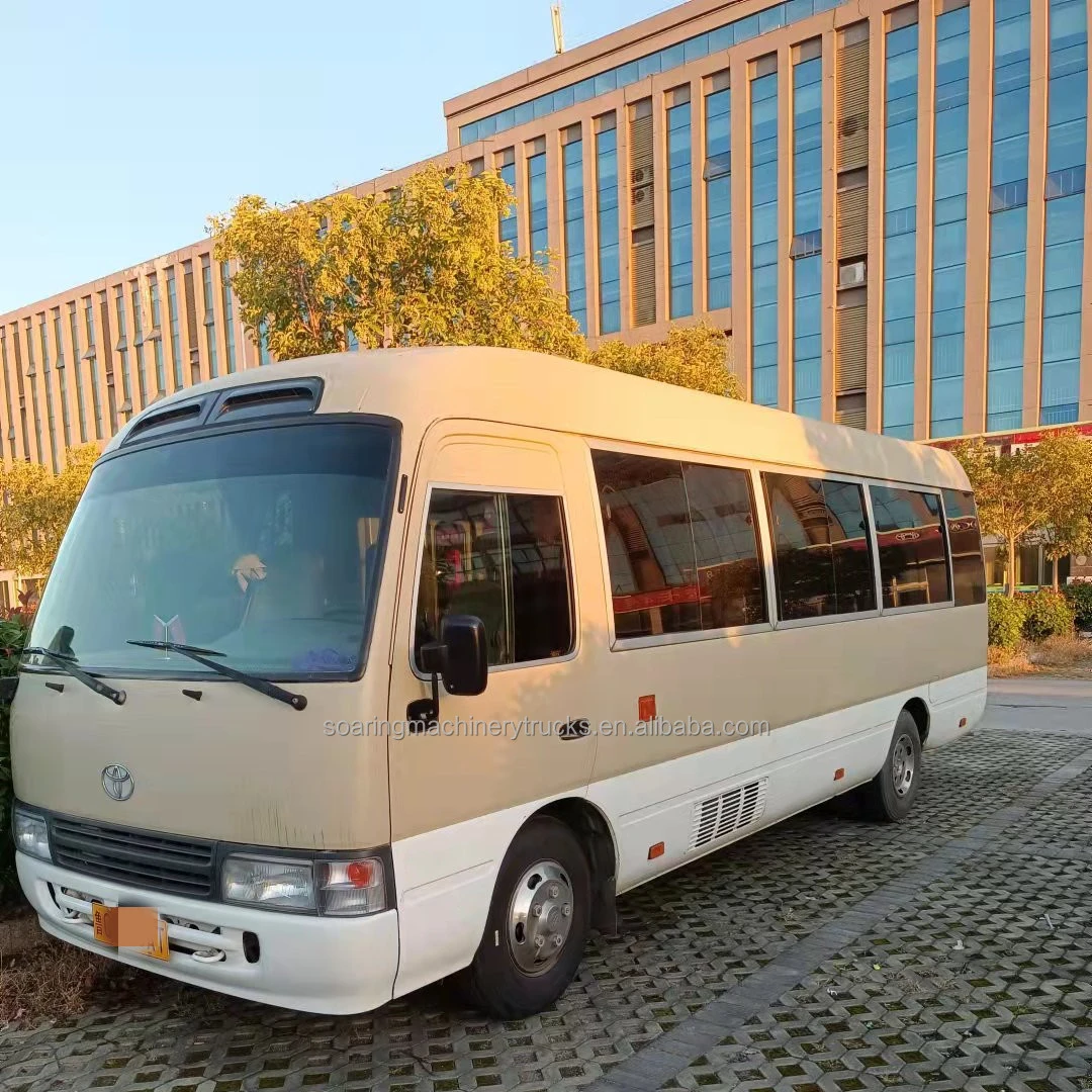 Used Toyota Coaster Bus Secondhand Japan Toyota Coaster 30 Seater Bus Used