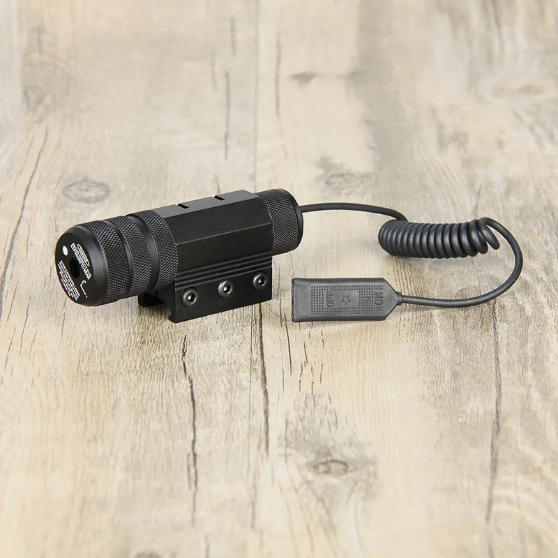 Tactical Red Dot Laser Sight With Switch Tail 20mm Mount  Laser Pointer For Hunting