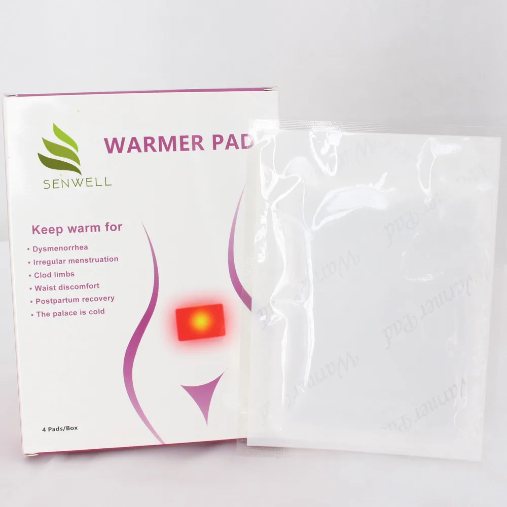 OEM Therapy Herbal Hot Instant Warm Women Menstrual Period Pain Relief Patch Portable Menstruation Heating Pad