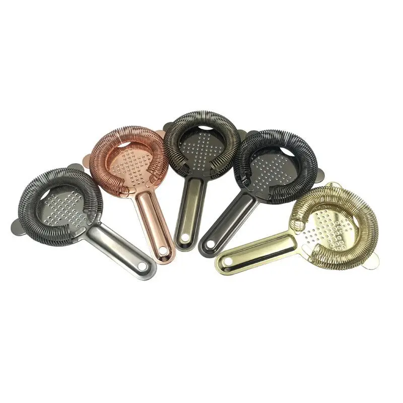 Professional Cocktail Strainer 304 Stainless Steel Bar Drink Strainers for Bartenders Home Bar Tools Supplies