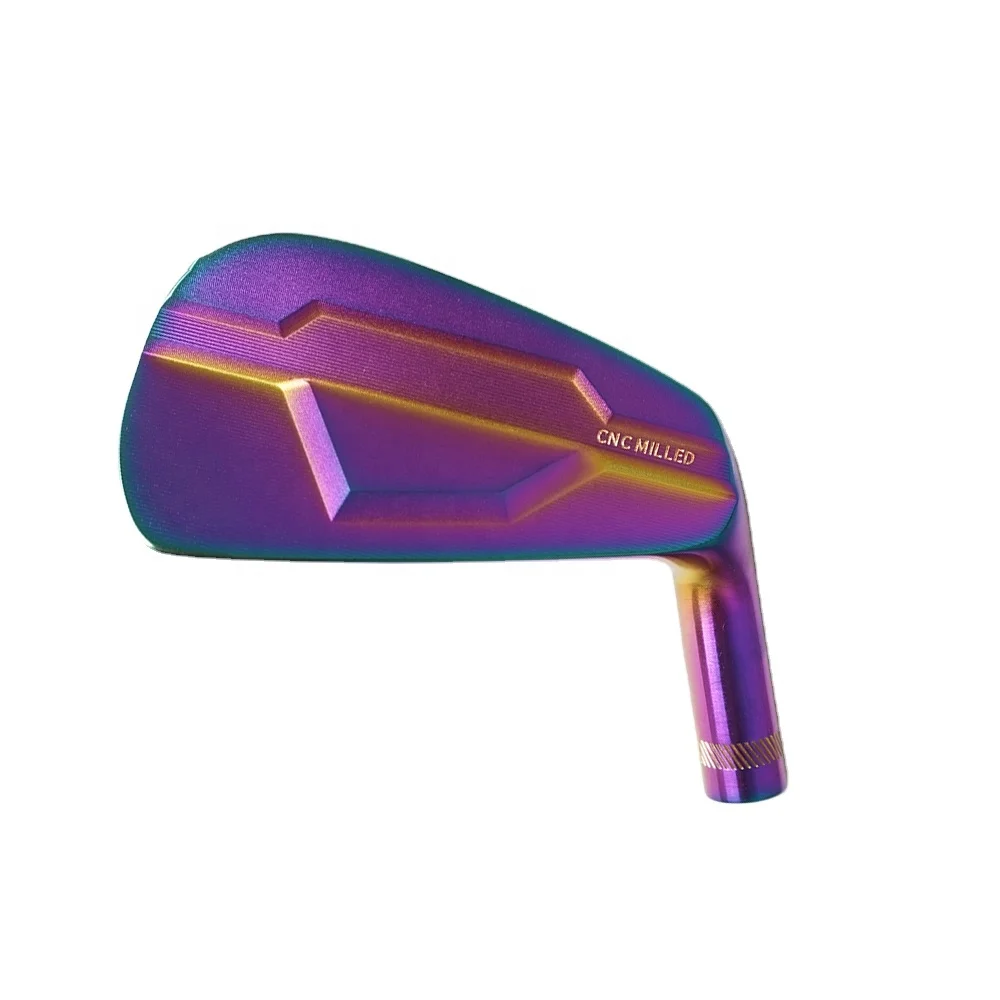 Wholesale ODM OEM Colorful Custom Logo Golf Irons Head  Forged Golf Club Iron Set
