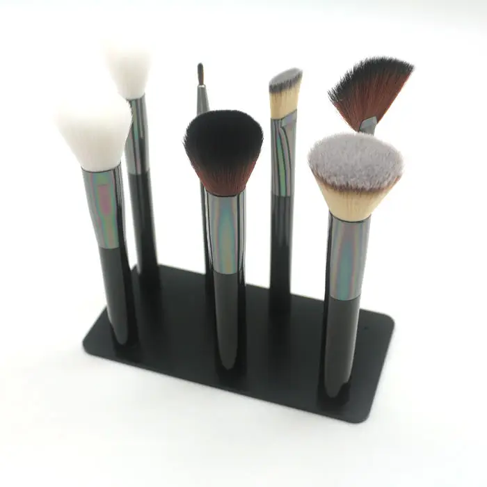 JDK New Design High quality Makeup brush Kit 7 pcs Makeup brushes Sets with magnetic stand Metal Pad