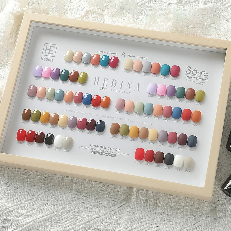 HONEY GIRL Hot Sale Full Set UV Gel Polish Kit 36 Colors Gel Nail Polish Set For Salon