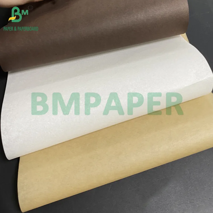 Kit3 Kit 7 40gr 50gr Food Grade Heat Resistance Greaseproof Paper For Fried Foodstuffs