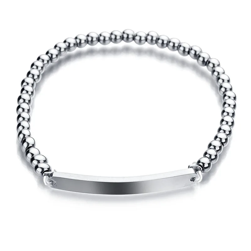 Испанский титановый шарик эластичный браслет изогнутый из нержавеющей стали День матери DIY ювелирные изделия