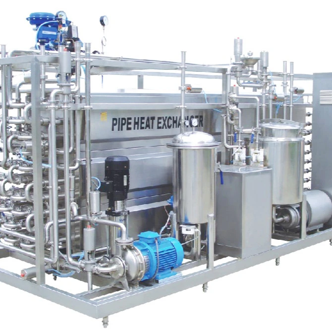 Ice Cream Pasteurizer and Homogenizer  for milk    Milk UHT Pasteurizer   Milk Production Line  Pasteurization