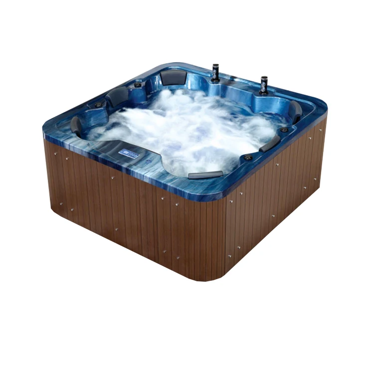 
supplier outdoor swimming pool oval hot tub 6 People SPA massage function bathtub 