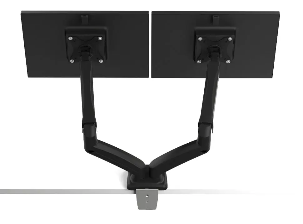 AUKI Dual 32 inch Vesa Arm Gas Spring Monitor Arm Stand For Monitor Hot Selling Lcd Monitor  Mount