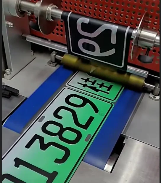 Black Yellow Blue Eco-friendly PET Hot Stamping Foil for Automatic License Plate Printing Metallic Application Direct Factory
