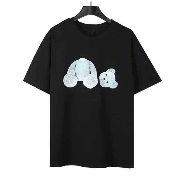 Spring /summer new broken bear tide printed loose men and women couples casual short-sleeved T-shirt till France