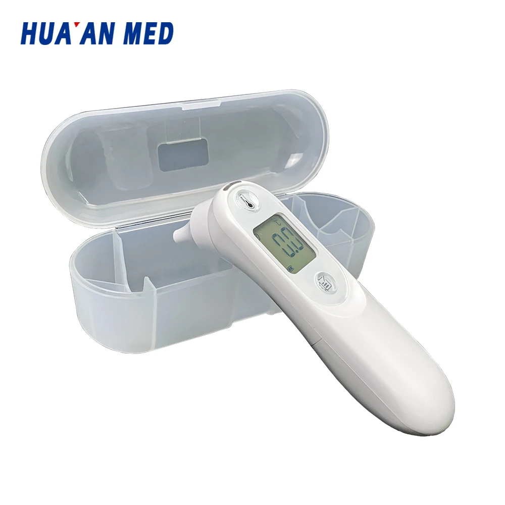 HUA'AN MED Healthcare Electronics Clinical Temperature Gun Medical Digital Infrared Baby Ear Thermometer For Babies And Adults