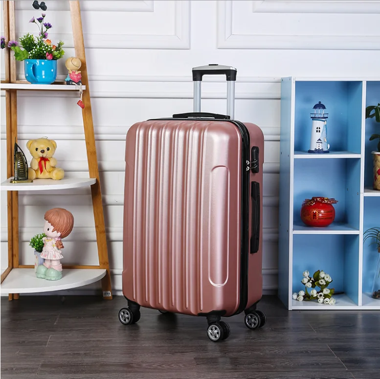 cute girly luggage set laggage bag travel luggage suitcase 3pcs abs trolley luggage