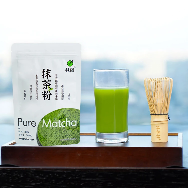 high quality powder raw 100g slimming green a grade ceremonial matcha tea