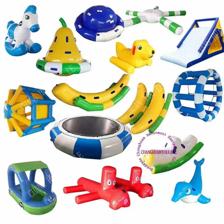Factory Custom Inflatable Water Park Equipment Gyro Rotate Water Gyroscope