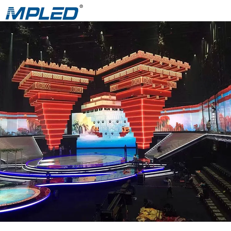 Gloshine Rental Led Screen P3.91 Full Color Display 500X1000 Indoor 4.8mm Video Full Colour Customized Die-casting Aluminum