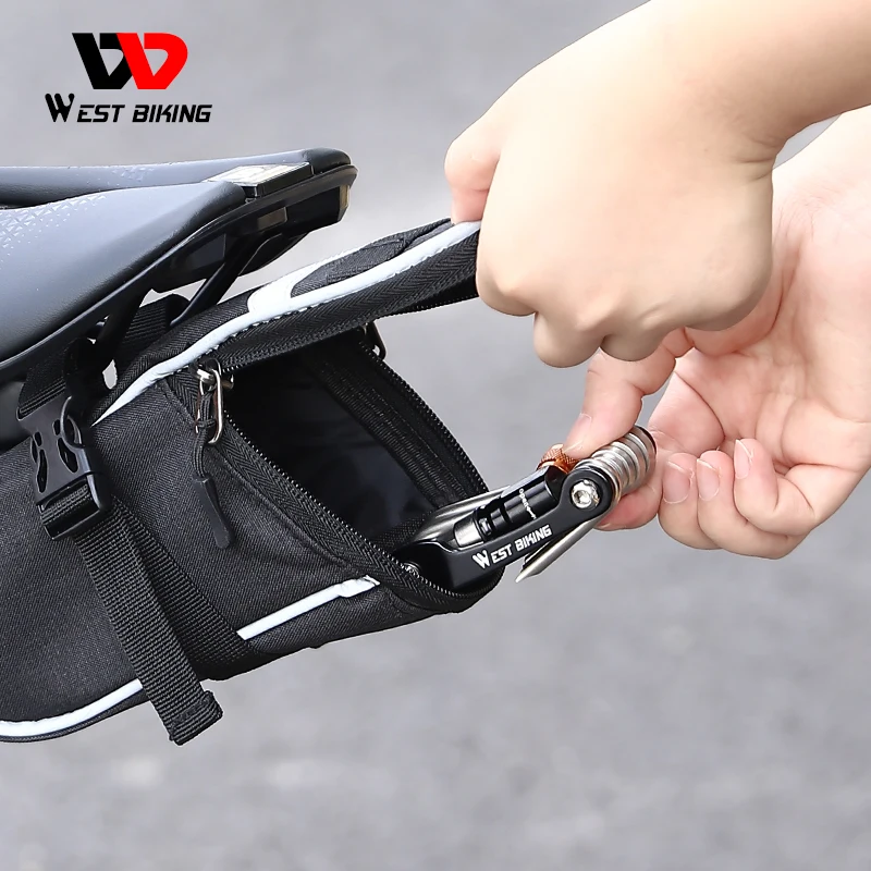 WEST BIKING Mini 11 In 1 Repair Tool Cycling Multi Bike Accessories Set Bicycle Repair Tools Durable Convenience Bike Tool Set