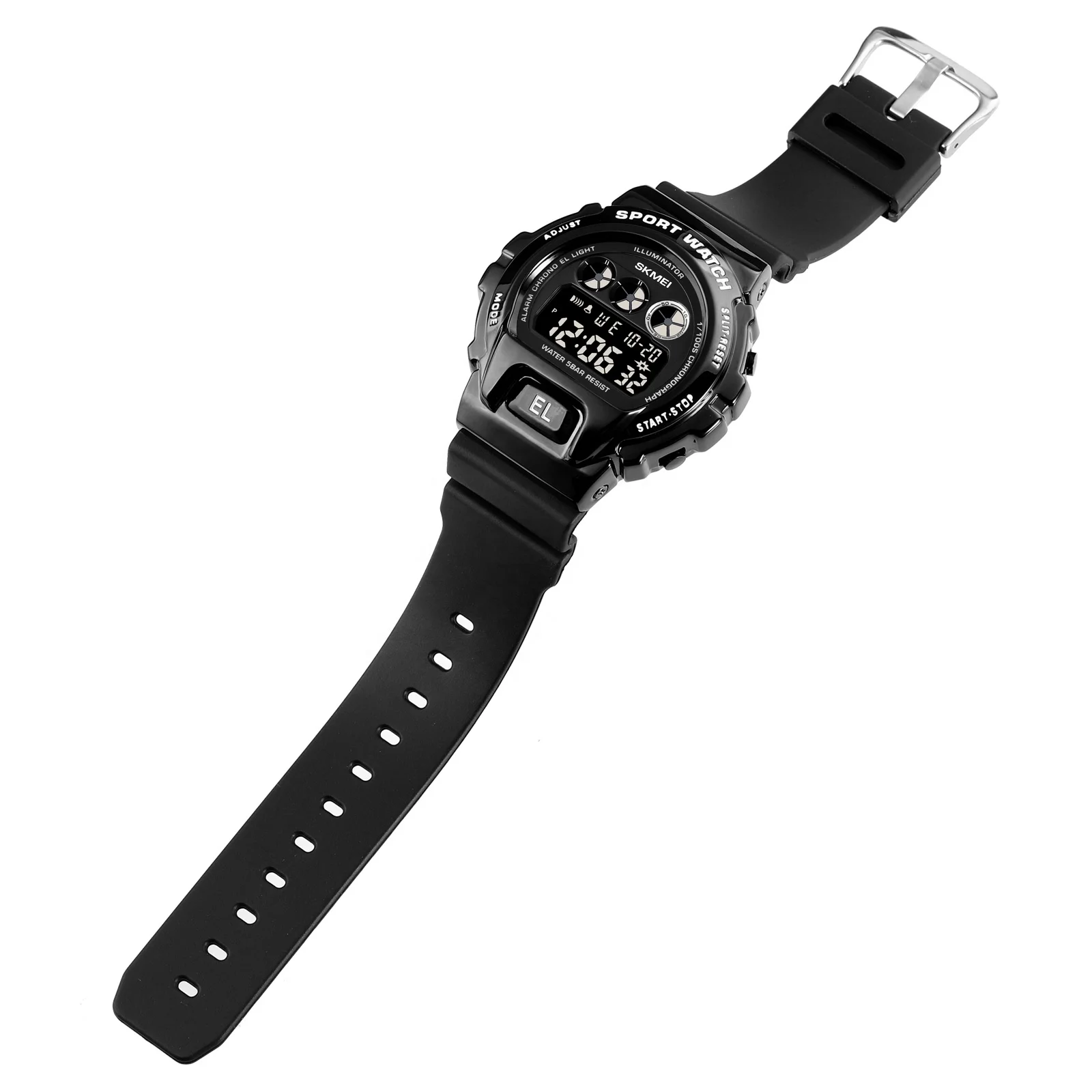SKMEI 1905 хит продаж мужские СВЕТОДИОДНЫЕ Цифровые многофункциональные Роскошные военные водонепроницаемые спортивные светящиеся часы с двойным дисплеем