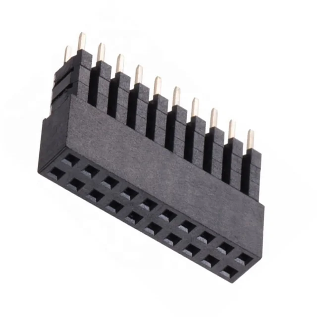 2.0MM female Double row 180 degree DIP Connector H6.35+6.0Y type YOSO