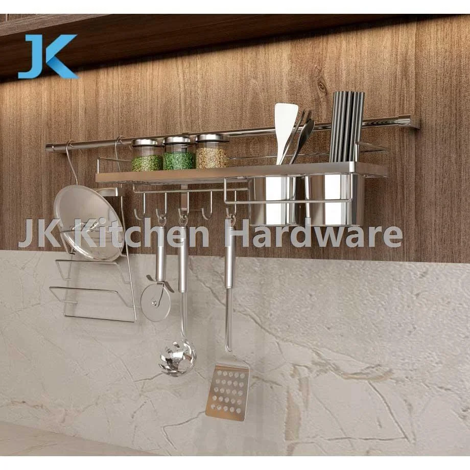
Заводская цена, оптовая продажа, настенный кухонный подвесной стеллаж JK Set B 