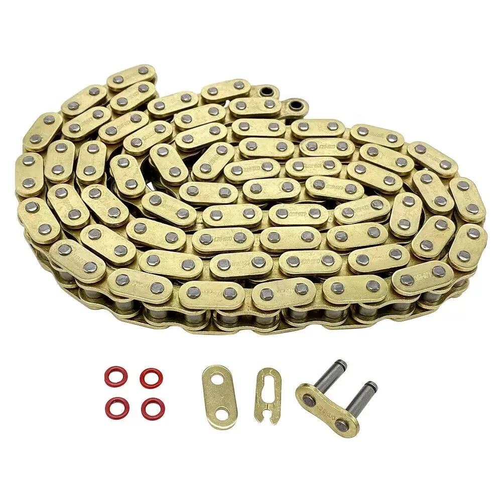 JSSHZ y15zr/428/520/525/530/wave 415h Gold Plated Motorcycle Chain