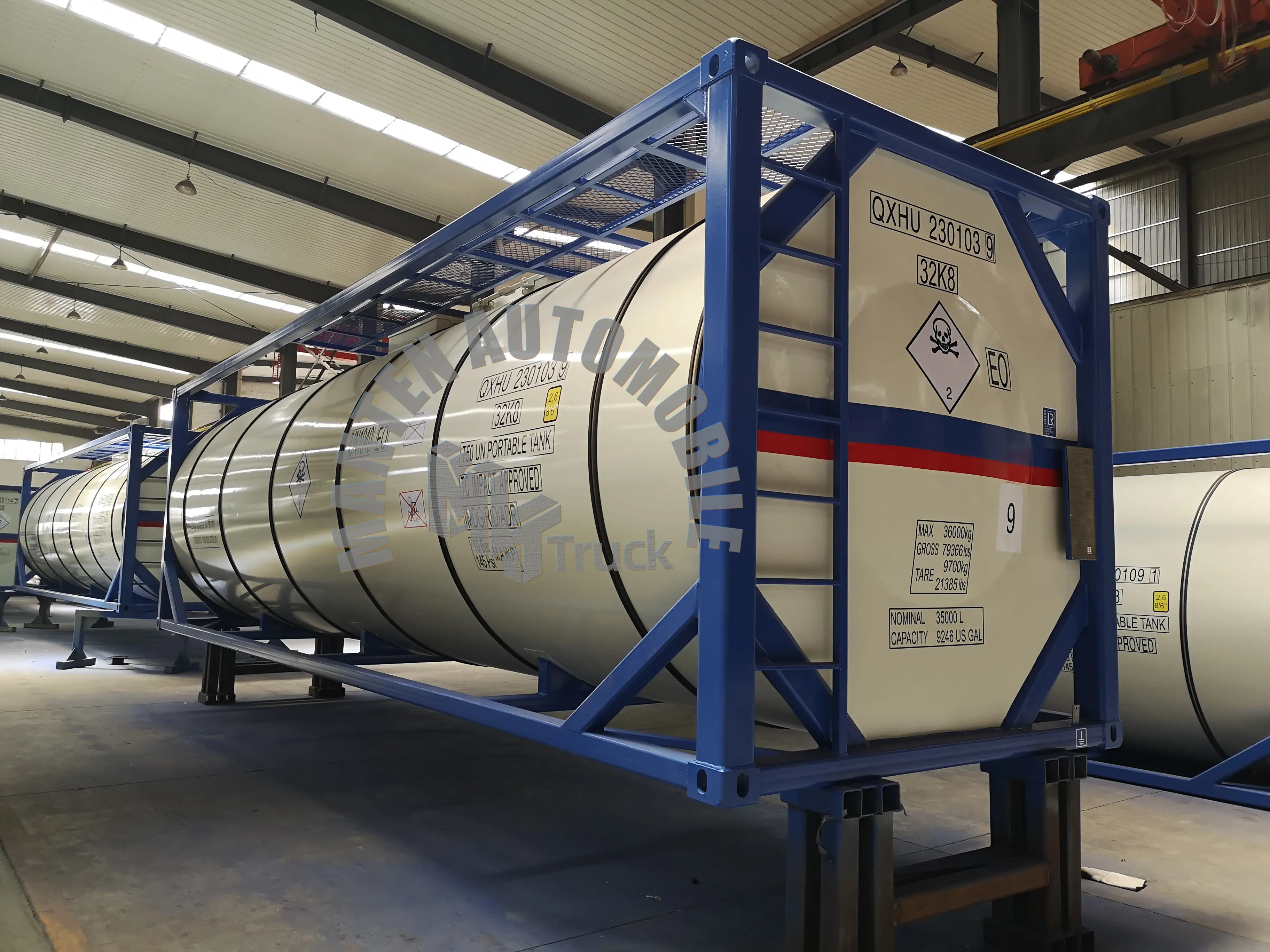 ASME 40 футов/20 футов T75/ T50 LNG CO2 N2o Закись азота этиленовое масло LPG ISO контейнер