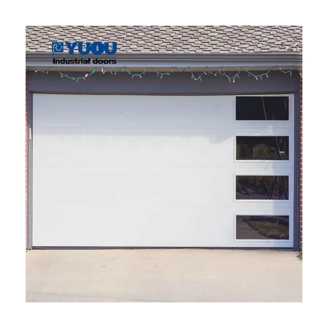 China factory wholesale price high quality 16 x 7 commercial automatic smart garage doors for homes modern garage door