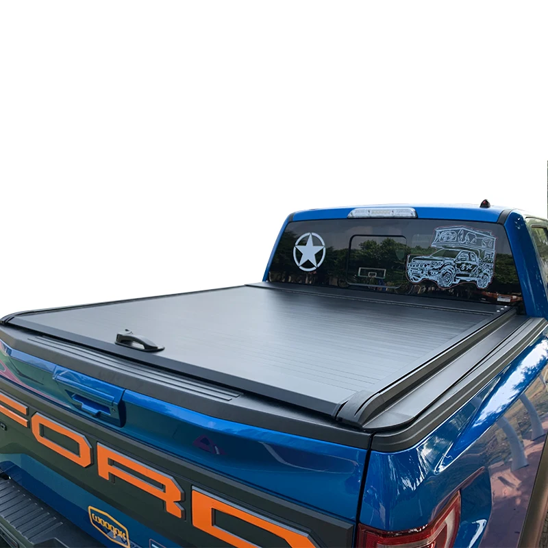 Wholesale 4x4 Retractable Roller Shutter Pick Up Tonneau Bed Cover Lock for Ford Ranger W