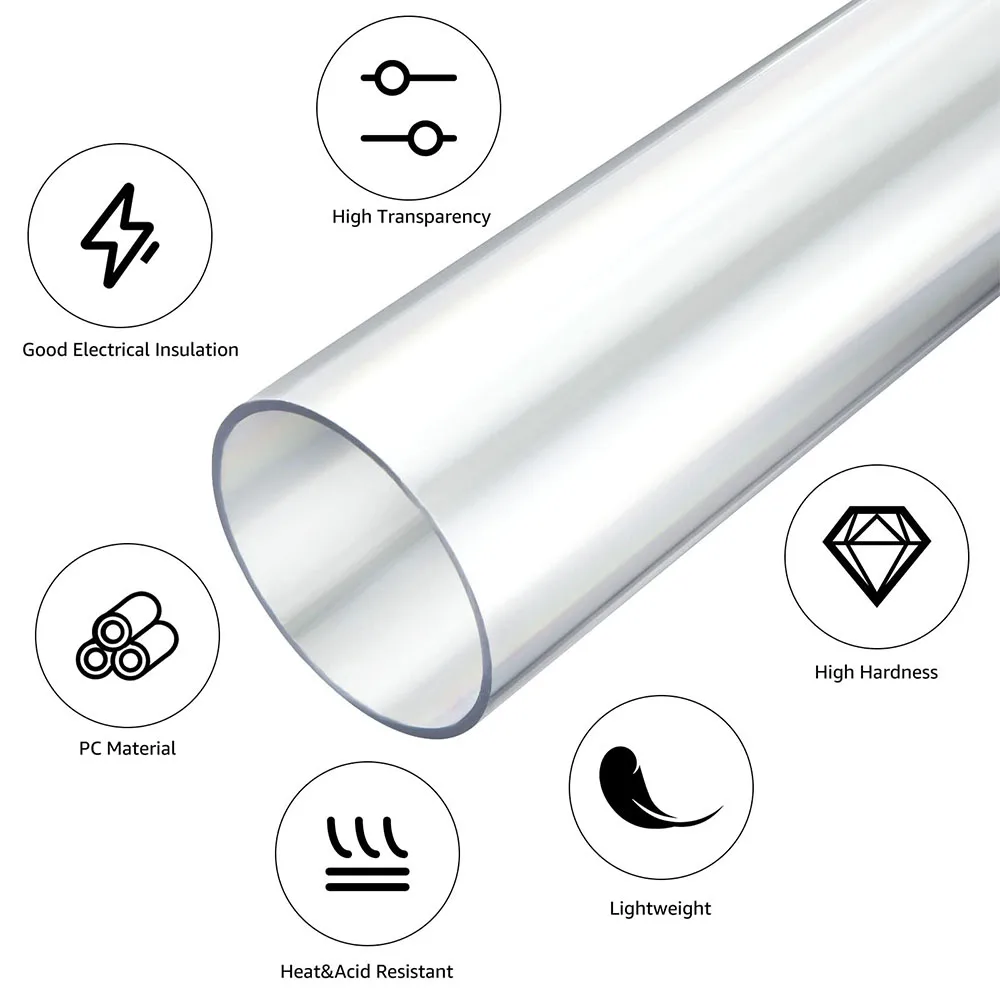 Physical factory professional custom transparent quartz glass tube optical quartz glass tube