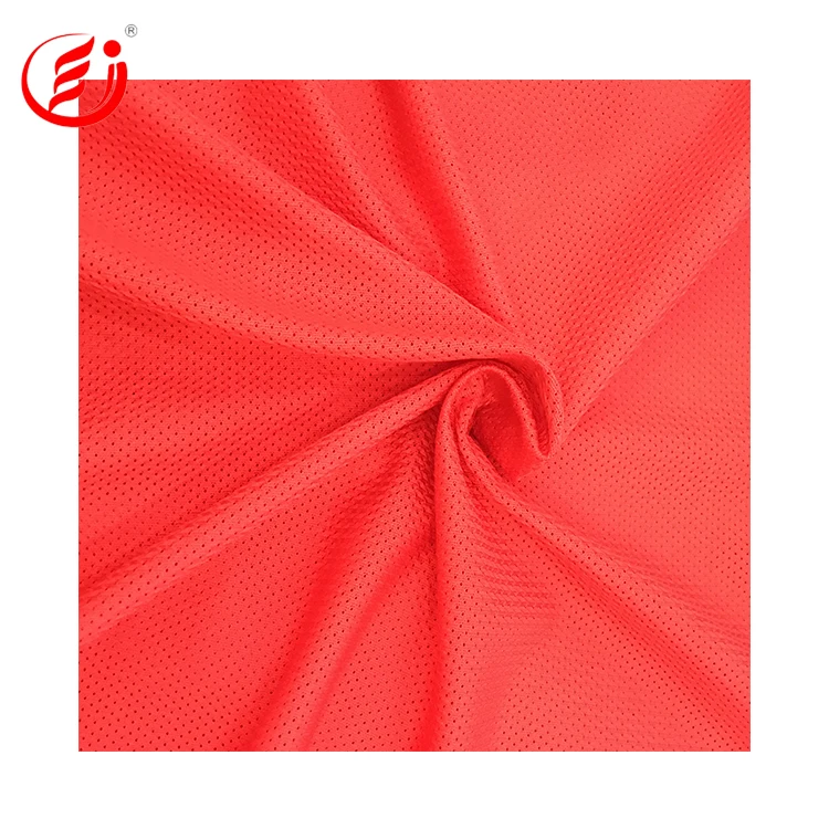 Hot sale sandpex breathable polyester knitted fabric honeycomb fabric breathable mesh fabric for bag