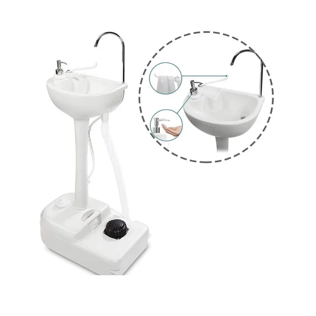 Outdoor Portable Dual hand wash station with Water Tank