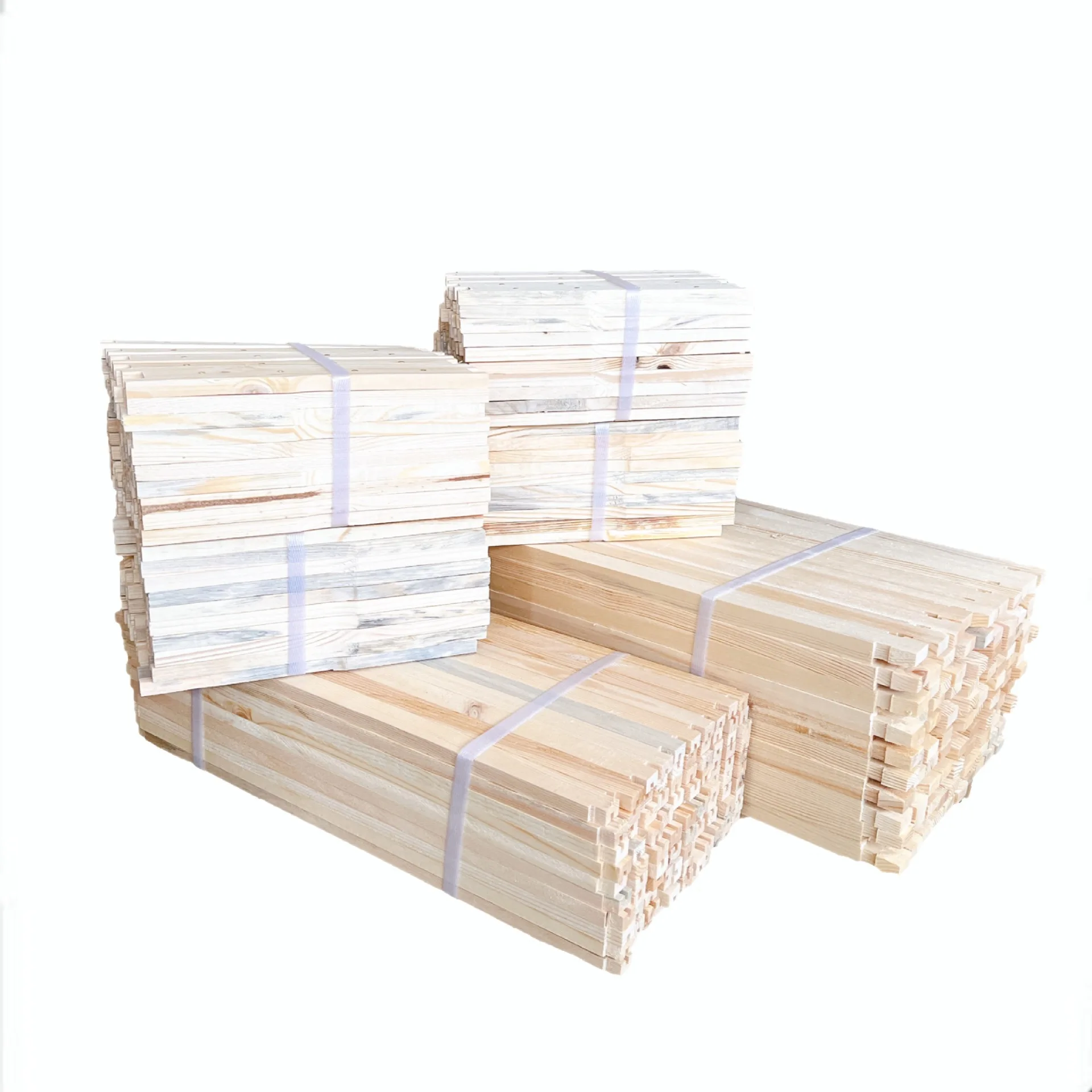 High Quality Pine Wood  Unassembled  Honey Beehive Frames for Langstroth 10 Frame Beehive