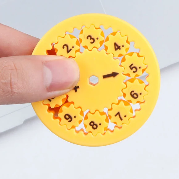 Wholesale Anti Stress Math Fidget Spinners  9pcs Multiplication Division Learning Toys for Kids