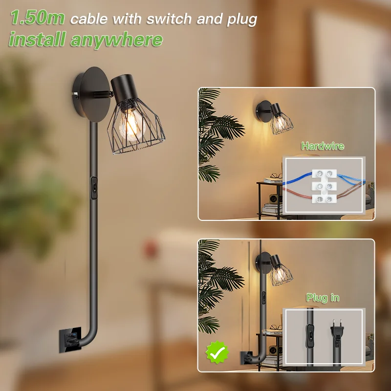 High quality wall light interior living room decorative indoor room wall lamp