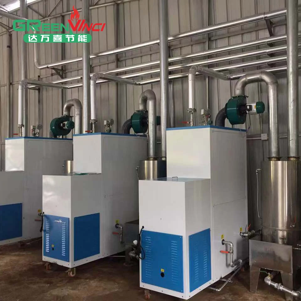 Greenvinci energy saving automatic 80kg 220V small vertical garment ironing laundry industrial electric steam boiler