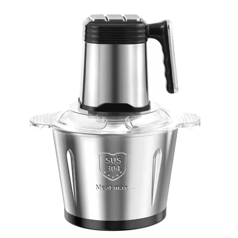 Home Appliance 400W Low speed/High speed electric onion vegetable meat electric Glass Bowl food chopper