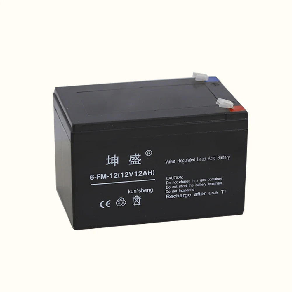 12 вольт перезаряжаемая батарея ups 12 В 12 Ач свинцово-кислотная батарея для электрического скутера