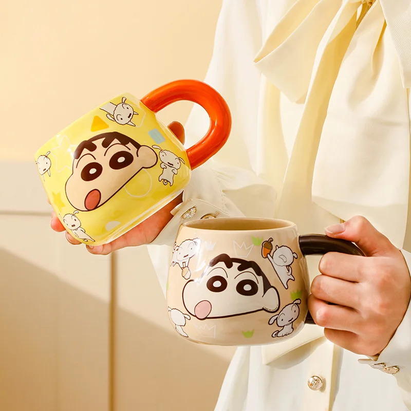 Popular new style ceramic relief cute cartoon mug creative exquisite ceramic cup for gift