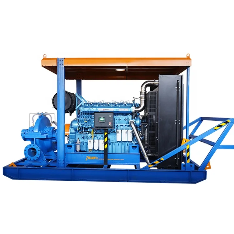 High Capacity Diesel Engine Agriculture Irrigation Water Pump Flood Dewatering Pump