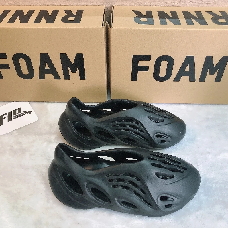 Original Quality Brand Logo custom Children Sandals Kids Slipper yeezy foam rnnr