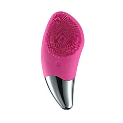 Massage Facial Ultrasonic Exfoliating Electric Silicone Electric Facial Cleaning Brush