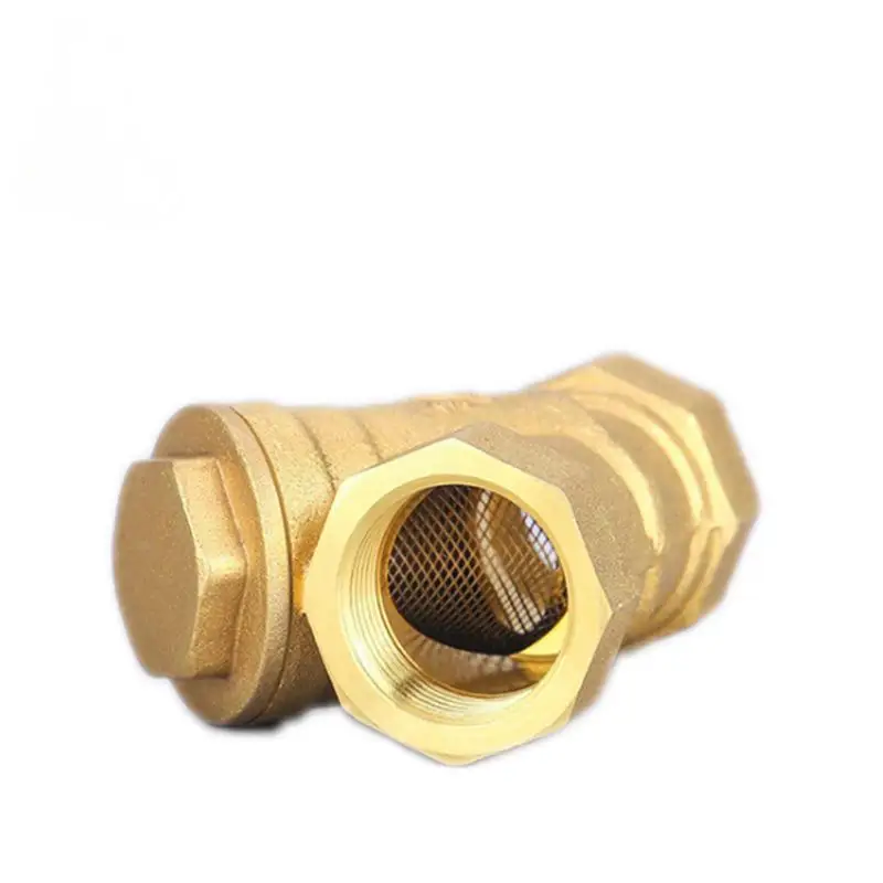 Brass  Pattern Strainer, Bronze Strainer With Tapped Retainer And Threaded End Connections Strainer Valve