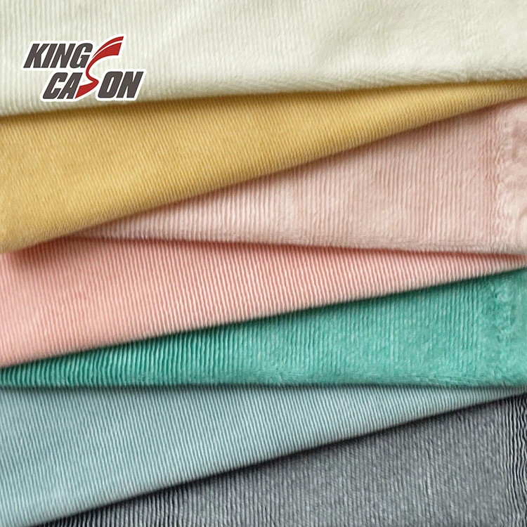 Kingcason производитель оптовая продажа премиум качество 100 полиэстер приятный на ощупь спандекс сверхмягкая ткань для подушки C