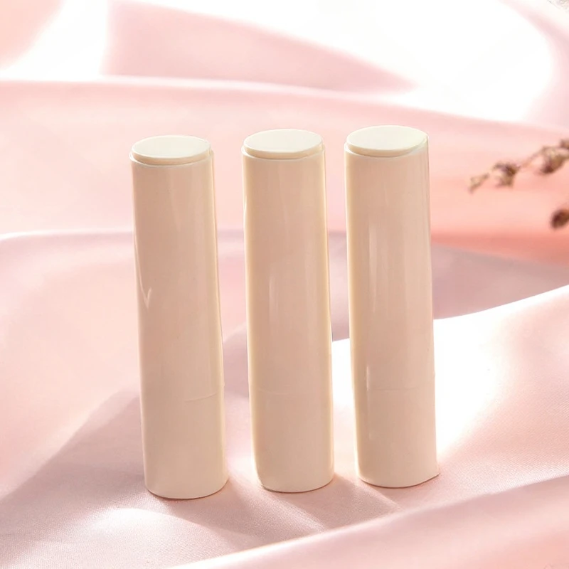 Direct Factory Sales Plastic Lip Gloss Tube With Applicator 11.1mm slanted solid lip wax lipstick shell 3g