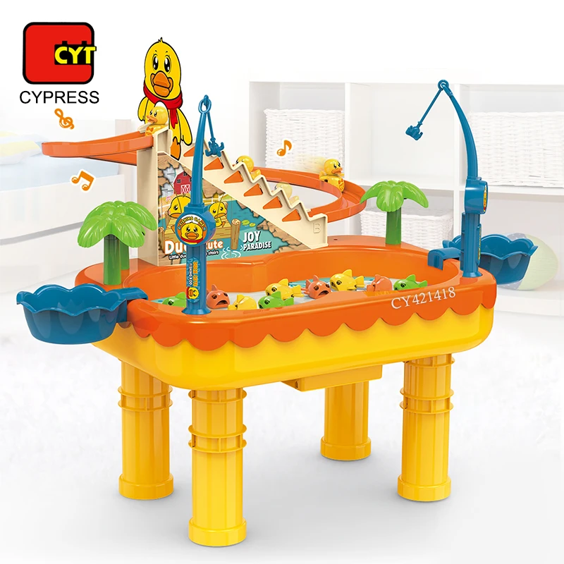 Желтая утка игрушка для скалолазания магнитный Рыболовный набор маленькая