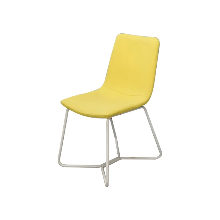 Factory Direct New Fabric Seat Metal Frame Dining Room Furniture Dining Chairs